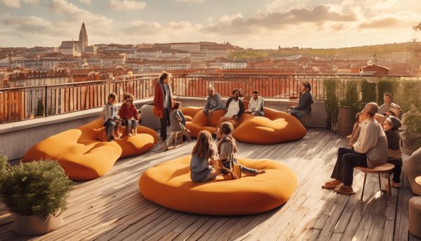 Vives expériences ludiques à la tête dans les nuages, lyon part-dieu